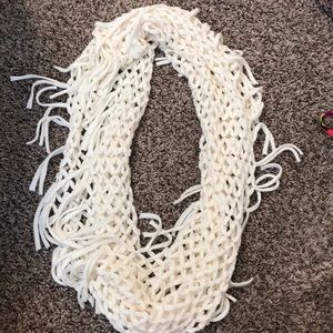 Mudd white with sparkles infinity scarf